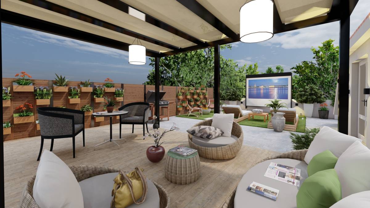 Design project for Project for a terrace with sea view in Bulgaria ...