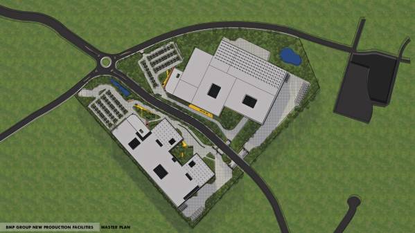 Design project for BMP Group new production facility in United States ...