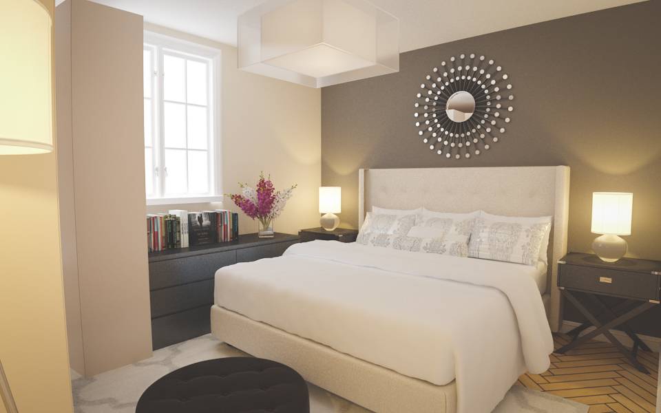 Design project for Bedroom interior design in Switzerland | Arcbazar