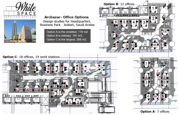 Design project for Open Space | Office Floor Plan Design in Saudi ...
