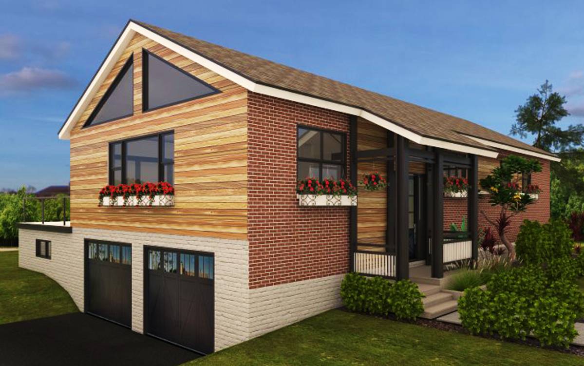 Design project for Raised ranch design idea in upstate NY in United ...