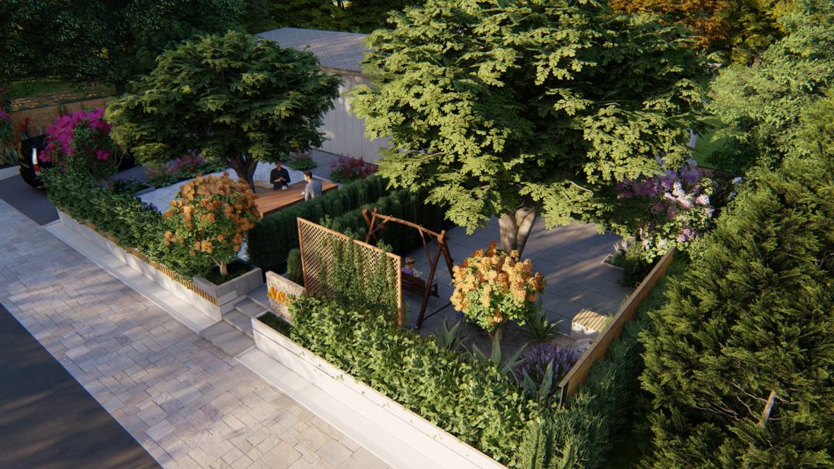 Design project for Front yard landscape project in United States | Arcbazar