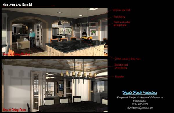 Design project for Main living area remodeling in United States | Arcbazar