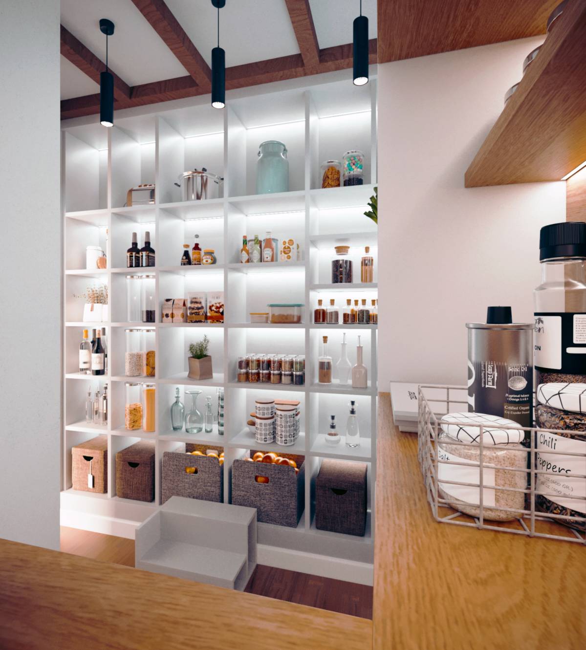 Design project for Walk-In Pantry Design in United States | Arcbazar