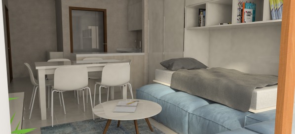 Design project for Shoebox-size studio apartment in Singapore | Arcbazar