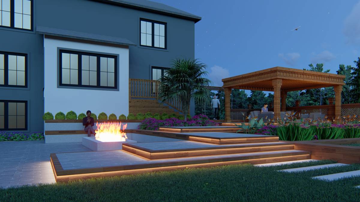 Design project for Blank Slate Backyard for Family in United States ...