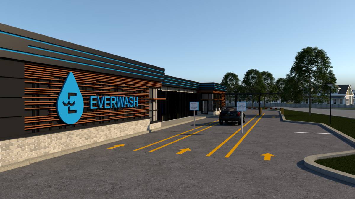 Design project for Everclean Car Wash Exterior/Facade REDESIGN in United States Arcbazar