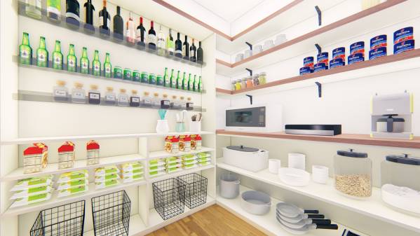 Design project for Walk-In Pantry Design in United States | Arcbazar