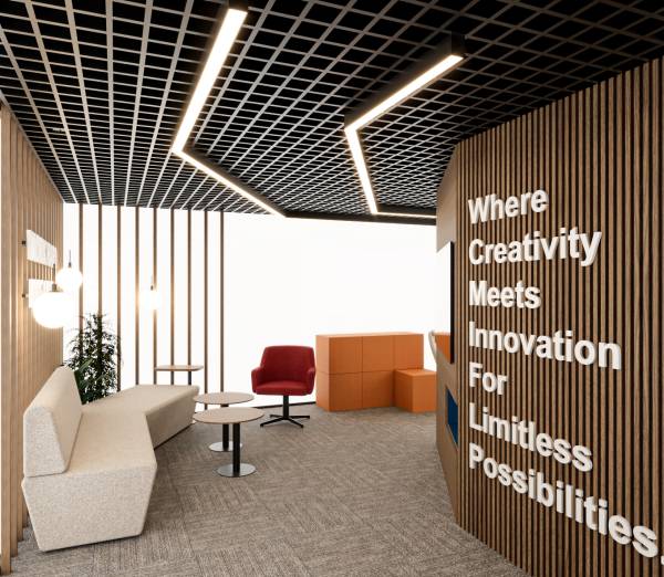 Design project for Innovation Lab Redesign - 383sqf in Saudi Arabia ...