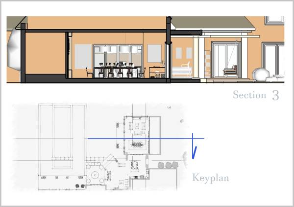 Design project for New addition to existing back porch with fireplace ...