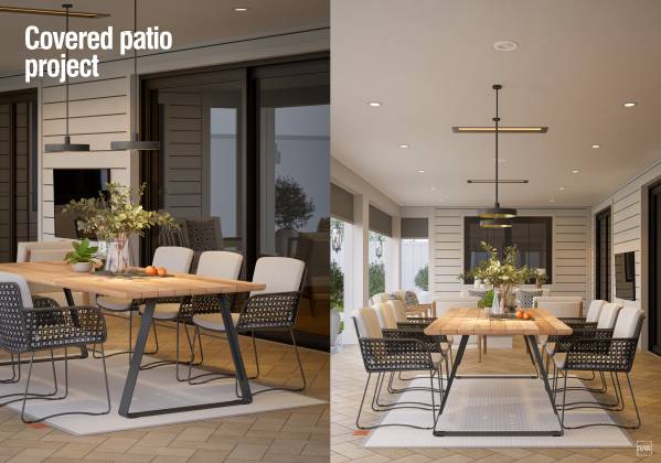 Design project for Covered Patio / California room in United States ...