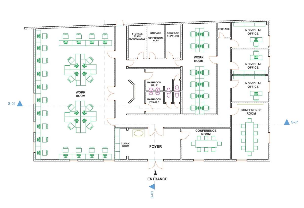 Design project for Floor Plan Design for Commercial Space in United ...