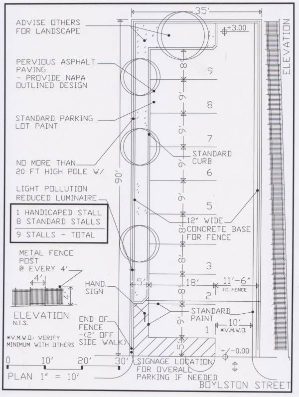 Parking Lot Designed by YNL Architects Parking Lot Jamaica Plain