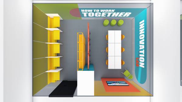 Design project for Innovation Lab Redesign - 383sqf in Saudi Arabia ...