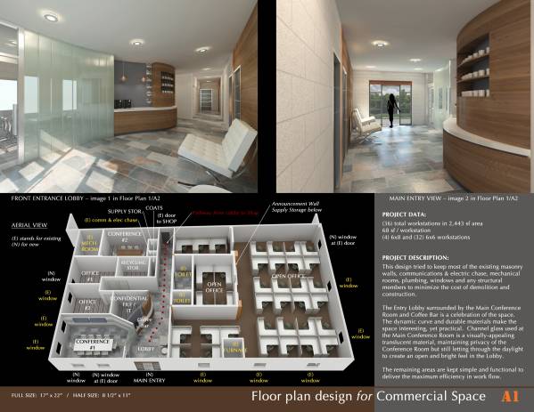 Design project for Floor Plan Design for Commercial Space in United ...