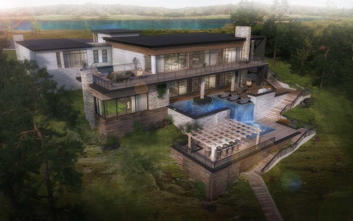 Design project for South Carolina Lake House in United States Arcbazar