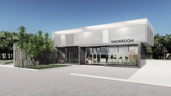 Commercial Offices Showroom Designed By Ank Studio Showroom