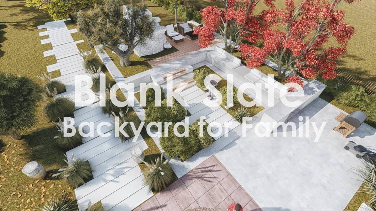 Design project for Blank Slate Backyard for Family in United States ...