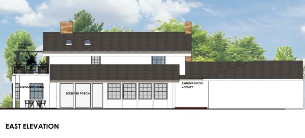 Design project for Mid Century Colonial Exterior face lift w ...