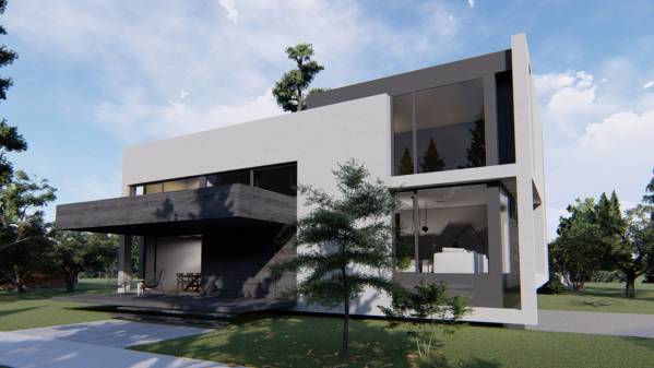 Design project for Modern Contemporary Corner Lot Design on a 50 ...