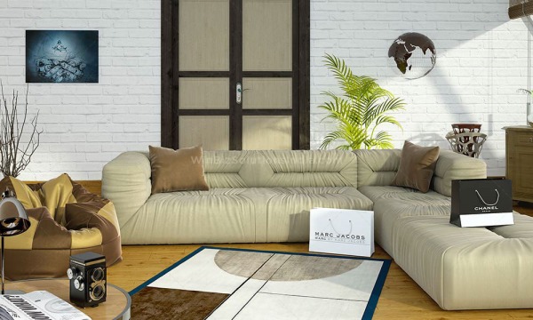 インテリア リビングルーム デザイナー WinBizSolutionsIndia - Architectural 3D interior ...