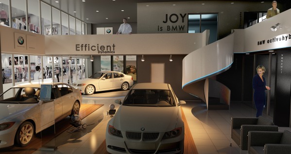 Interior Other Designed by design studio 104 - BMW Showroom proposal ...