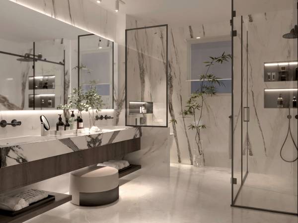Design project for Master bathroom in Italy | Arcbazar
