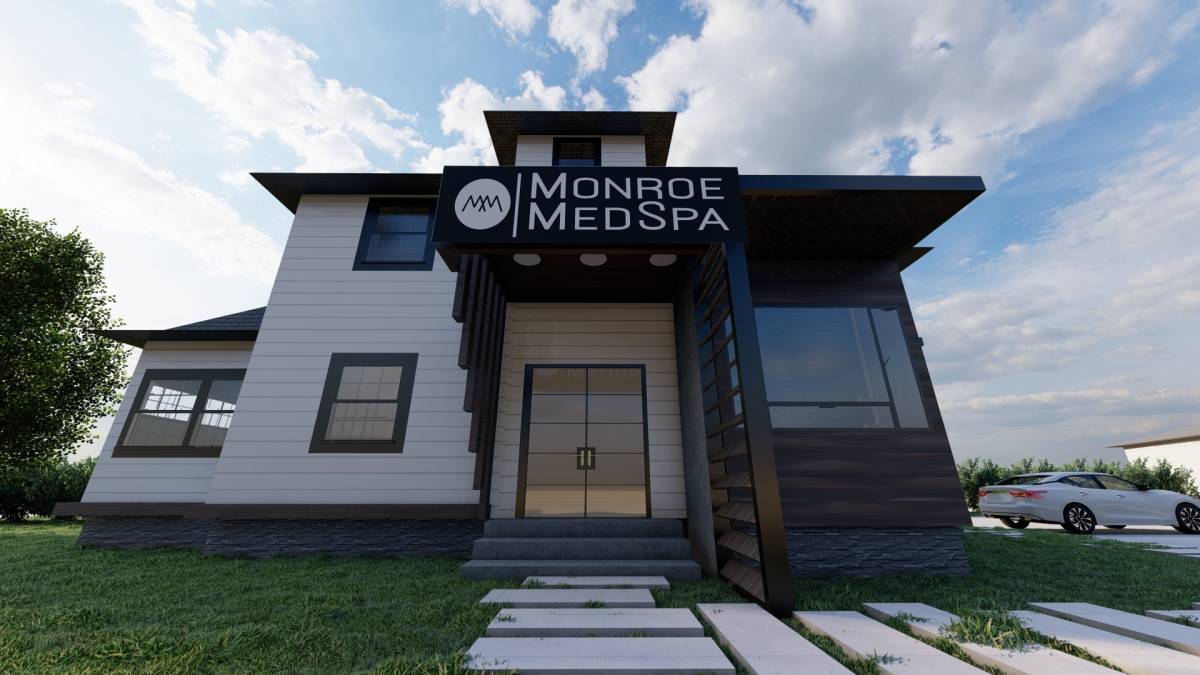 Design project for Modern Entrance for Medical Spa on 1912 Building in ...