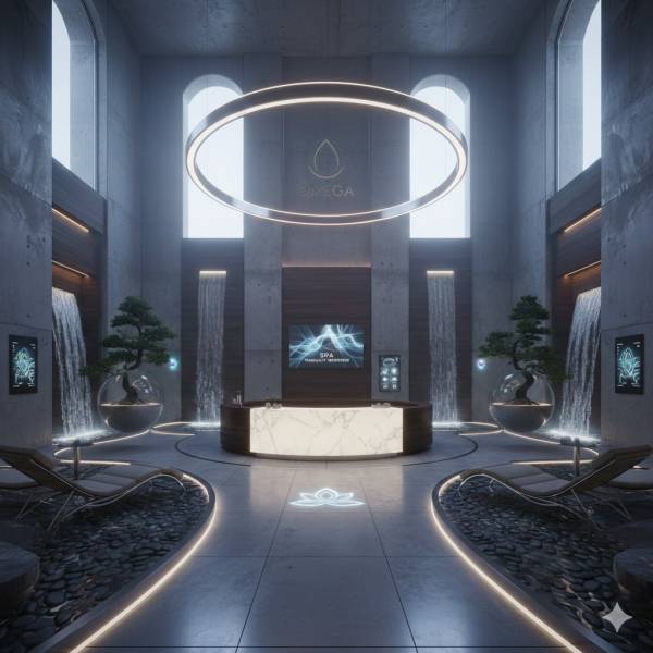 Design project for Creation Blue Perfect SPA in Belgium | Arcbazar