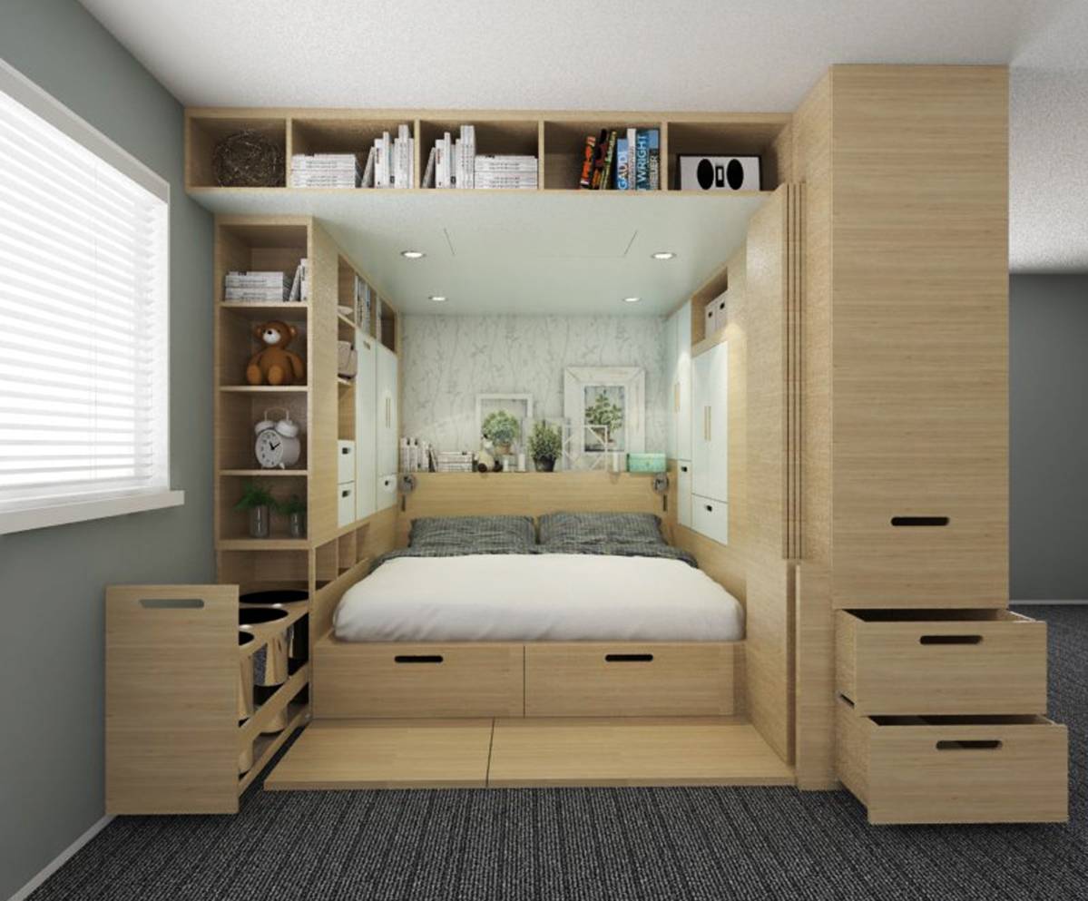 Design project for A bedroom in a box! (Or the ultimate in