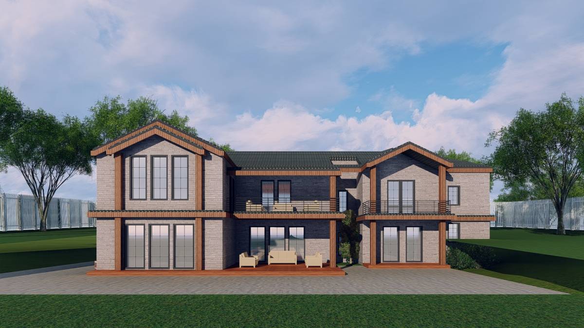 Design project for Timber Frame Home with Walk-Out Basement in United ...