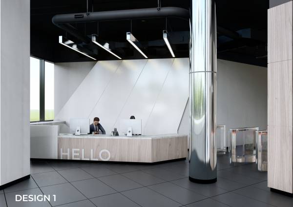 Design project for Architectural Design for a Building Reception in ...