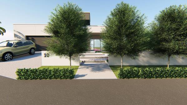 Front yard / Back yard Designed by Lds Landscape Design Studio - Modern