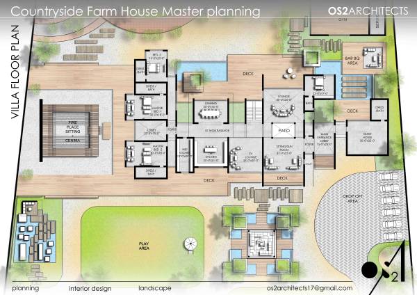 Design project for Masterplanning a 150,000 SqFt. Countryside Farm ...