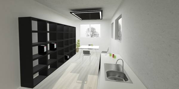 Design project for office interior design for SME 92m2 / 990 ft2 in ...