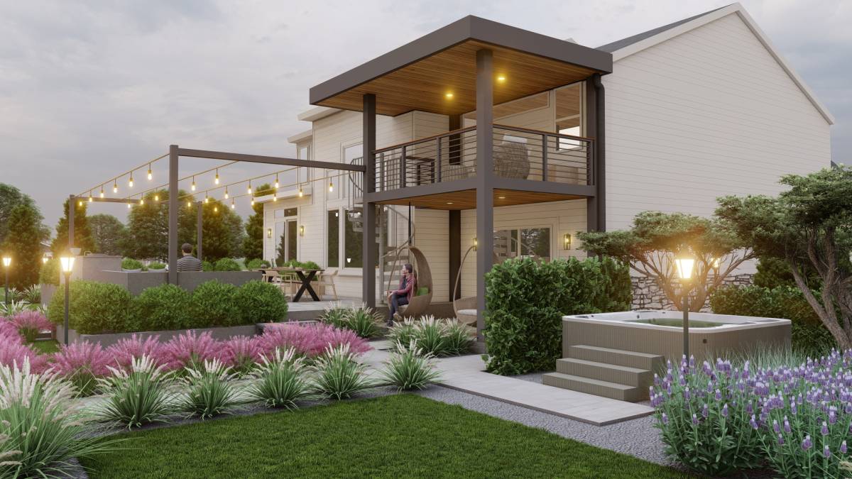 Design project for Blank slate backyard in need of privacy in United ...