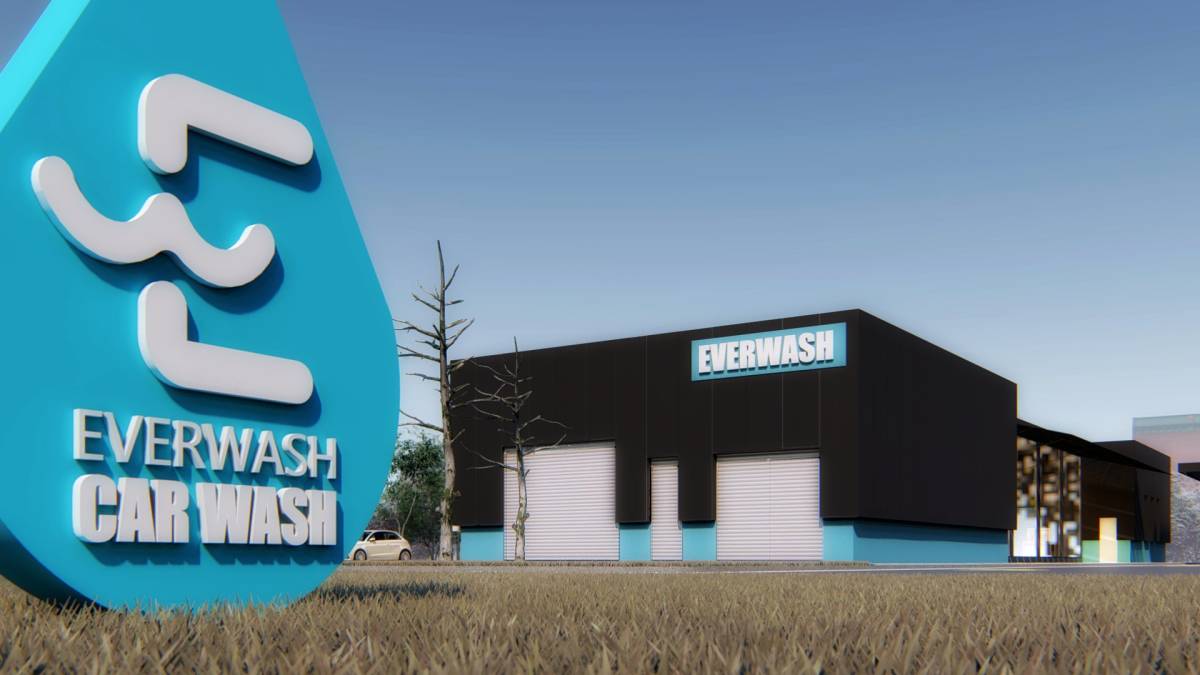 Design project for Everclean Car Wash Exterior/Facade REDESIGN in