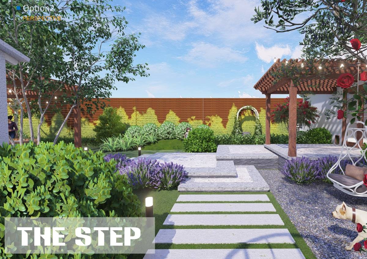 Design project for Backyard landscape and patio in United States | Arcbazar