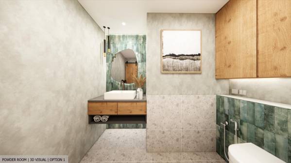 Design project for Powder room Redesign in United States | Arcbazar
