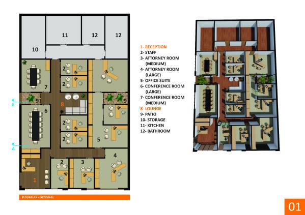 Refurbishment New Floorplan For Law Office Odessa Us Arcbazar