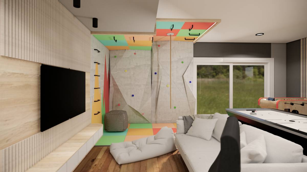 Design project for Fun Basement Layout in United States | Arcbazar