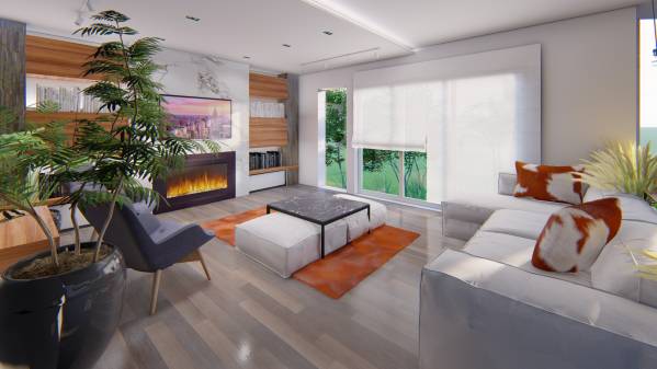 Design project for Family Room Redesign in United States | Arcbazar