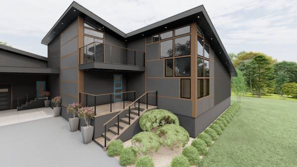 Çephe Çalışması MimarDelta Architect - Cubbage home exterior - US ...