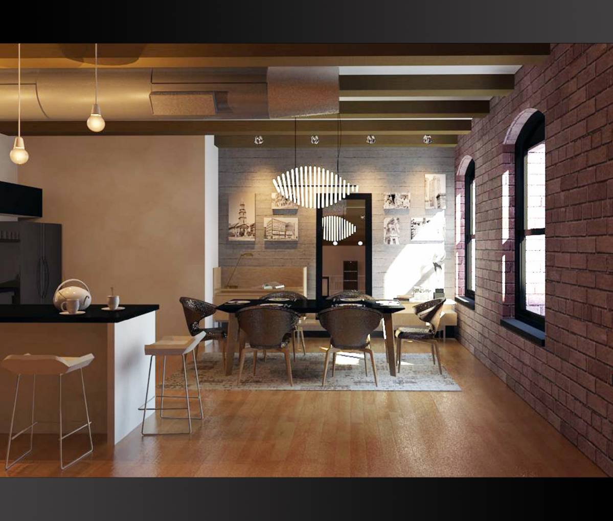 Design project for Boston Loft Interior in United States | Arcbazar
