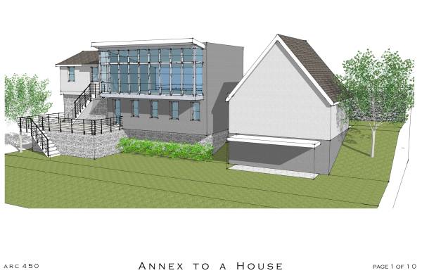 Design project for Annex to detached house in Switzerland | Arcbazar