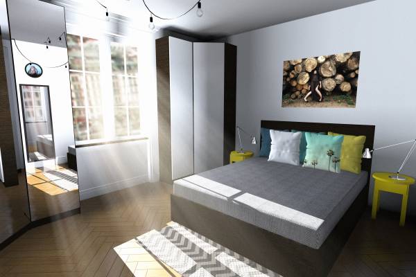 Design project for Bedroom interior design in Switzerland | Arcbazar