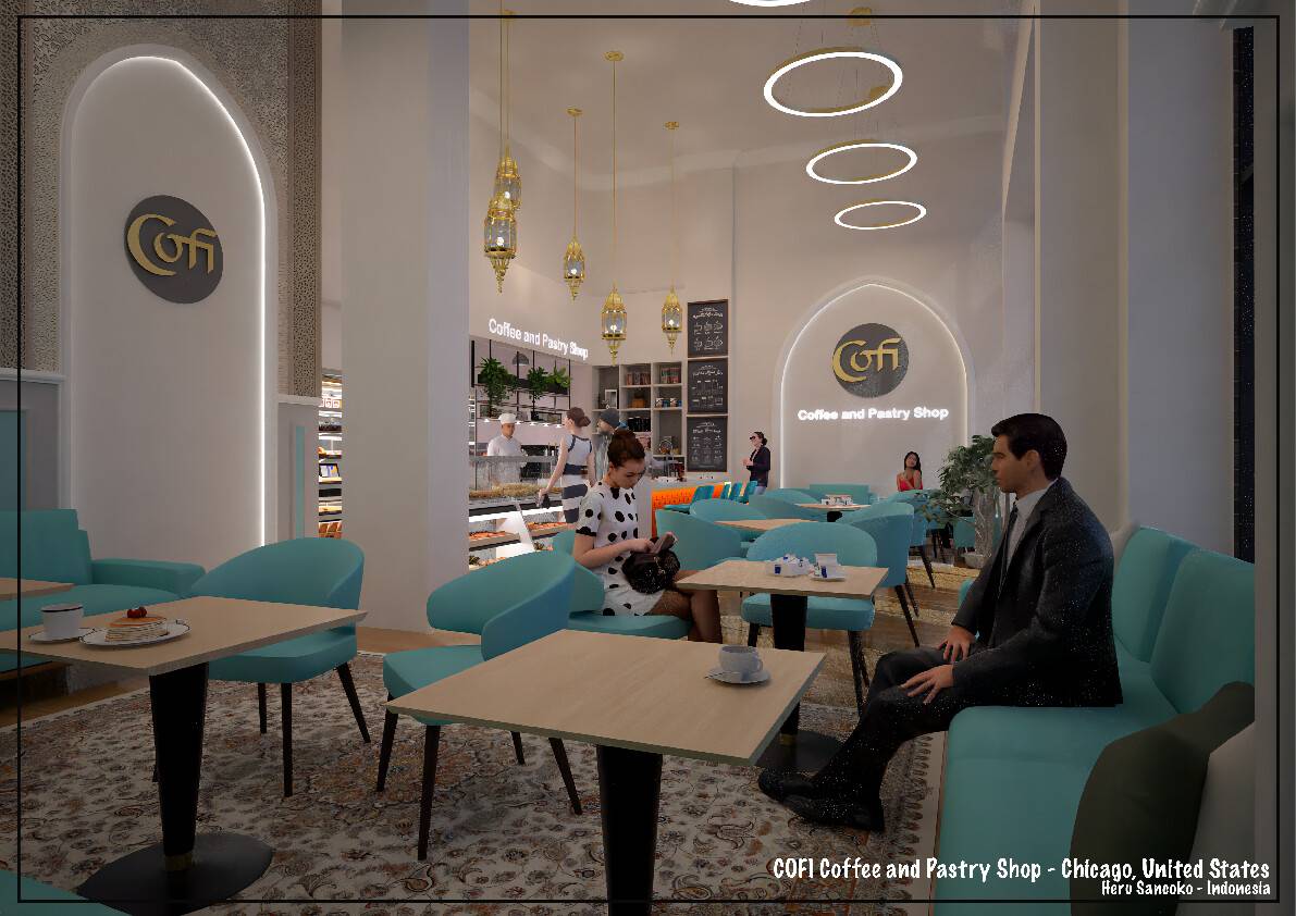 Design project for COFI Coffee and Pastry Shop in United States | Arcbazar