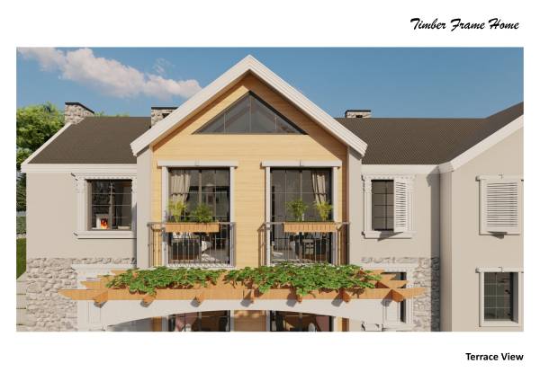 Design project for Timber Frame Home with Walk-Out Basement in United ...