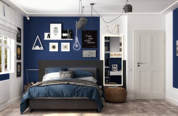 Design project for Teenage Boys Modern Room - interior decor in United ...