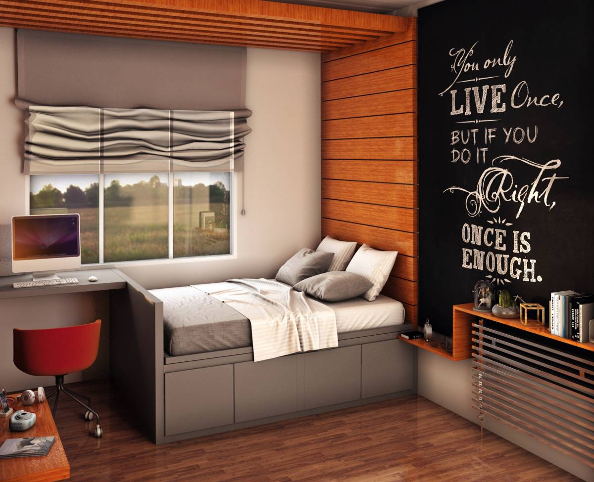 Design project for Teenage Boys Modern Room - interior decor in United ...